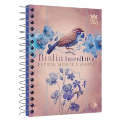 Bíblia Interativa Estude, Medite e Anote | King James | Capa Dura Espira | Paciência