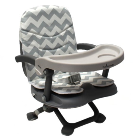 Cadeirinha de Alimentação Portátil Cloud Cinza Premium Baby em Oferta na Shopee