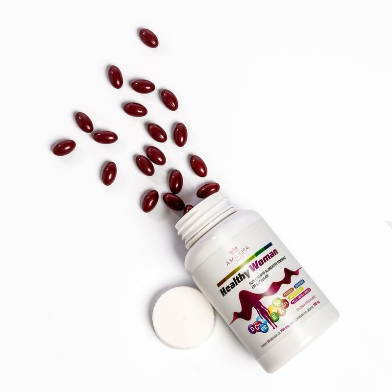 Suplemento Alimentar e Vitamina Healthy Woman 30 cápsulas | Amakha Paris em Oferta na Shopee