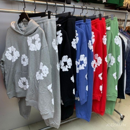 Conjunto de Moletom  estilo europeu e americano Casual Conjunto Esportivo Unissex moda urbana lançamento exclusivo