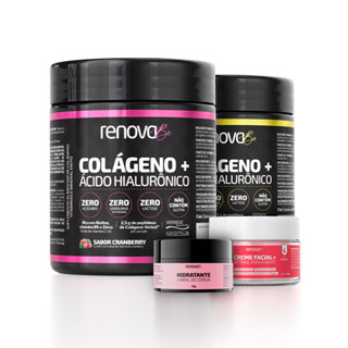 Kit Colágeno Verisol + Balm Labial + Creme Retinol Renova Be em Oferta na Shopee