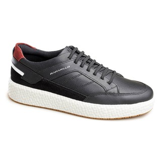 Sapatênis Rafarillo Ultra Tech Couro Legítimo Amortecimento Conforto Premium Masculino
