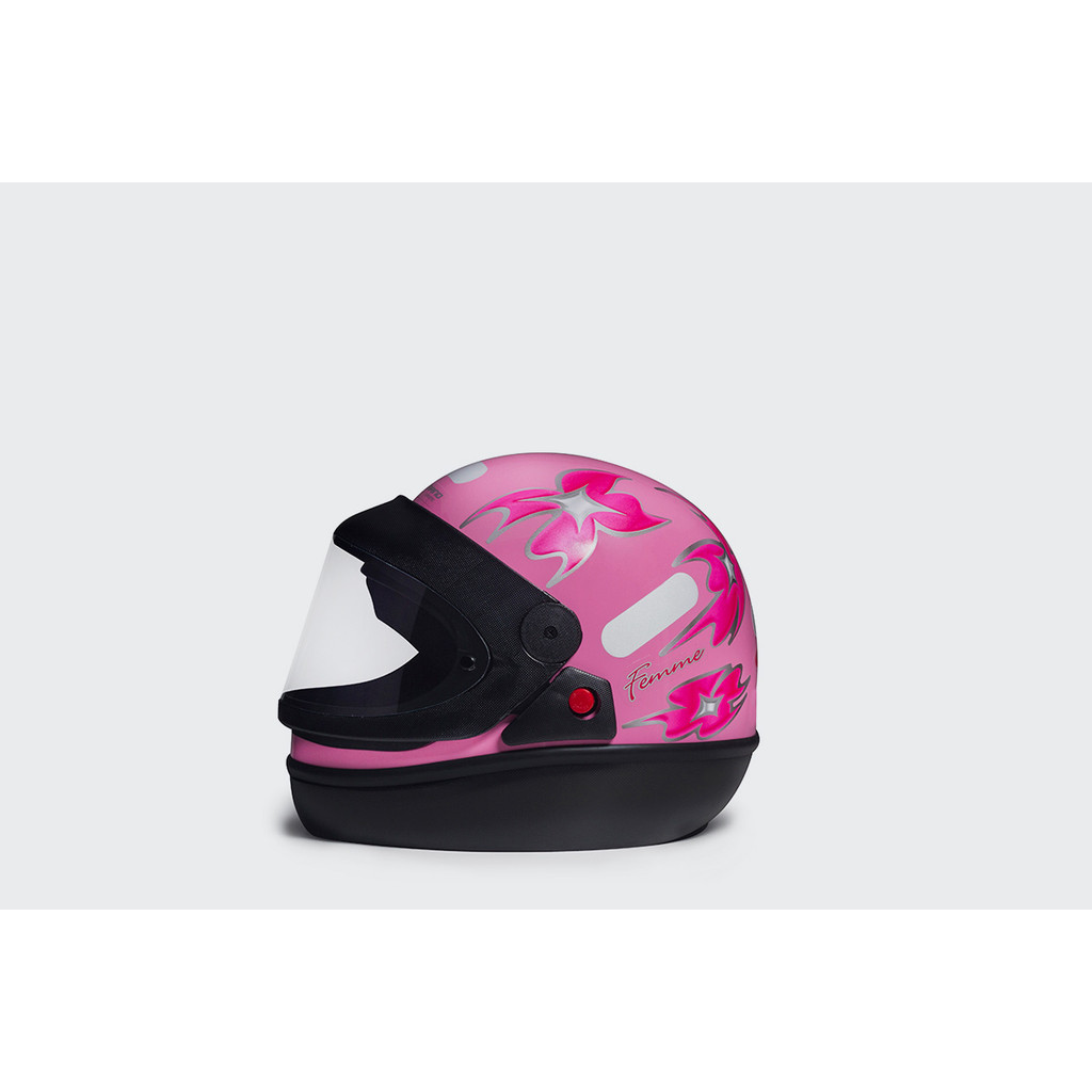Capacete Fechado San Marino Taurus Femme Rosa