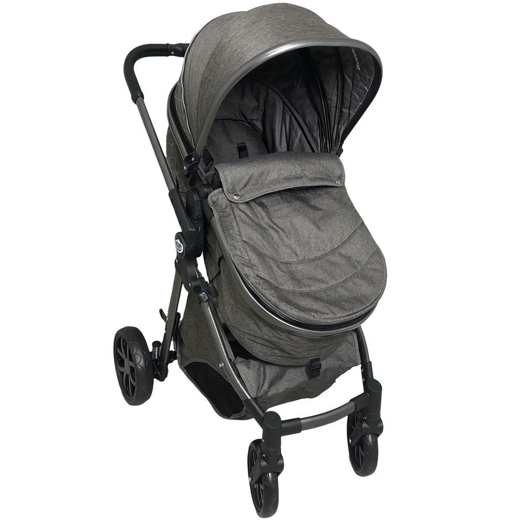 Carrinho de Bebe Passeio Moises Passear Baby Ares Chocolate