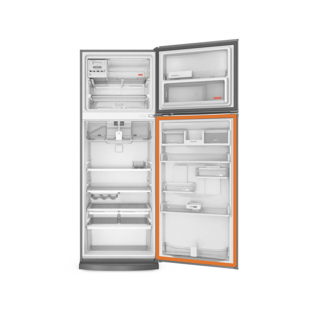 Gaxeta Porta Geladeira para Electrolux Dc360 1,15x57 - Inferior(cinza)