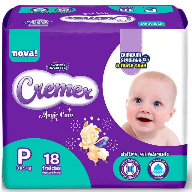 FRALDA CREMER JUMBINHO P 18UN