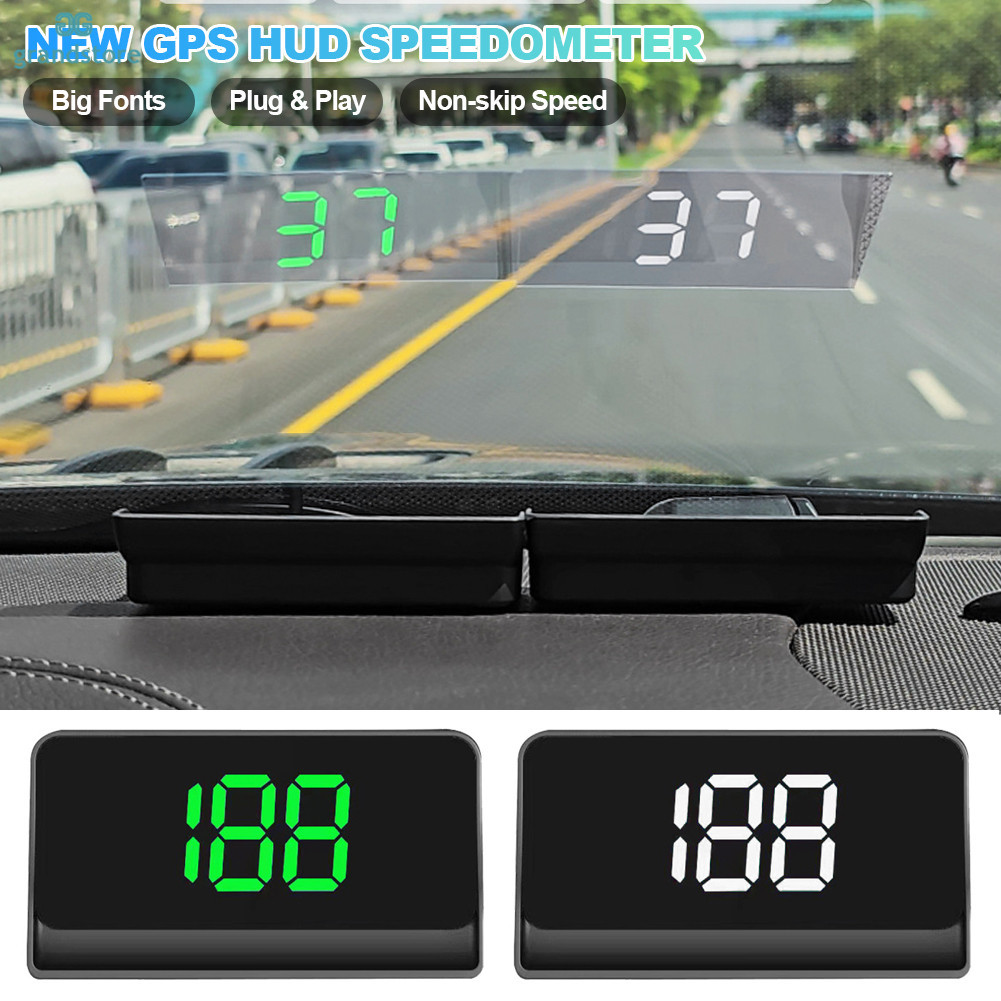 GS Carro GPS HUD Head Up Display Velocímetro Digital De Velocidade KMH/MPH Para Plug and Play Auto Part Accessories