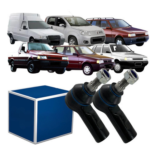 Par Terminal Ponteira De Direção Nakata Fiat Fiorino 1.0 8v 2006 2013 em Oferta na Shopee