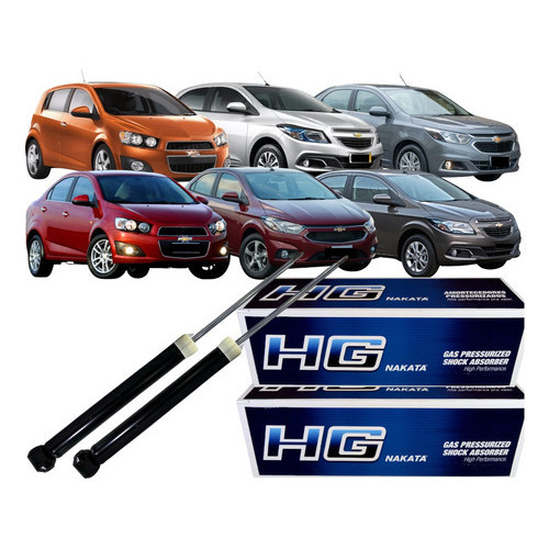Amortecedor Traseiro Nakata Gm Onix Prisma Sonic 2013 2014 em Oferta na Shopee