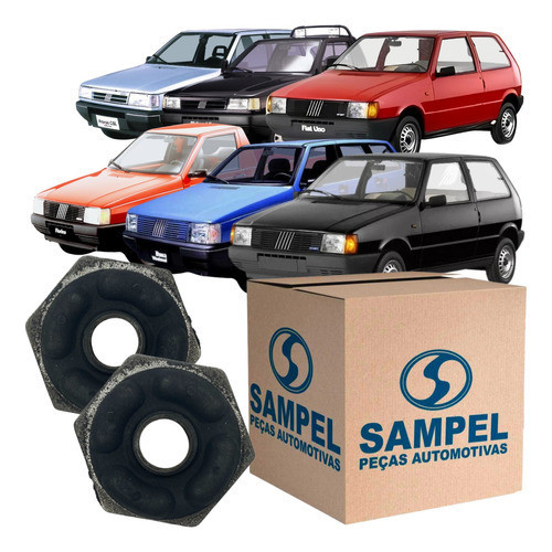 Par Coxim Traseiro Sampel Fiat Uno 1.5 8v 1993 1996 - Spare Parts and Accessories for Vehicles
