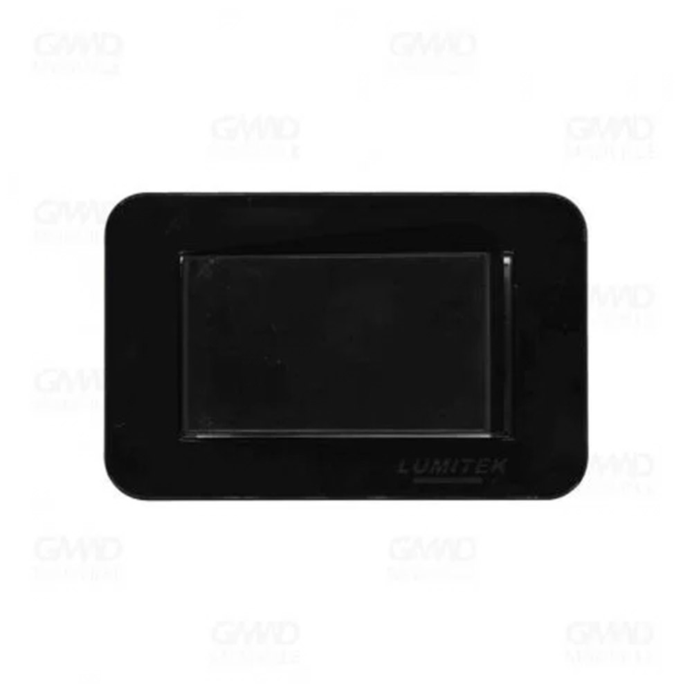 Interruptor Simples para Móveis 10A Lumitek Interruptor de Embutir em Móveis 10 Amperes Preto