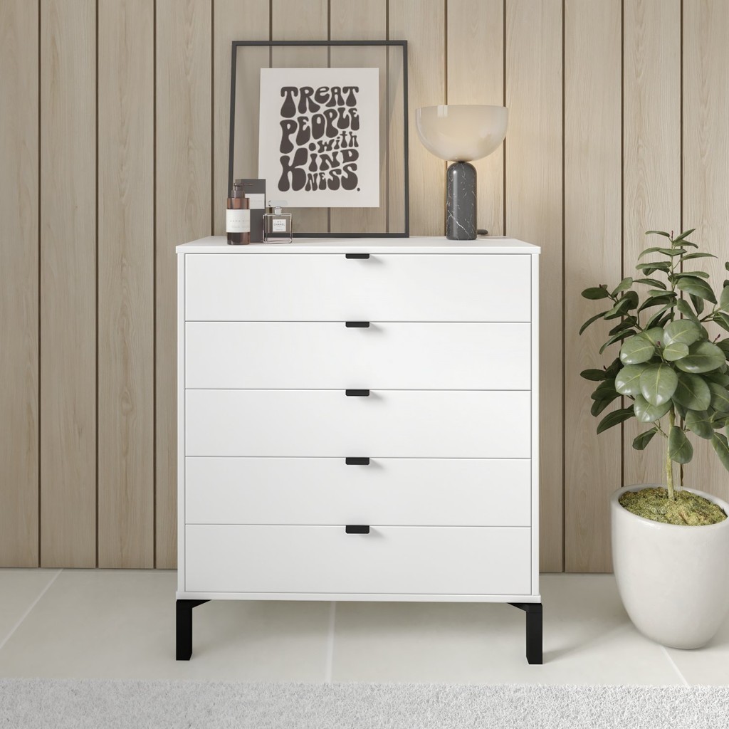 Cômoda Falkk Queens 5 Gavetas - Home & Living