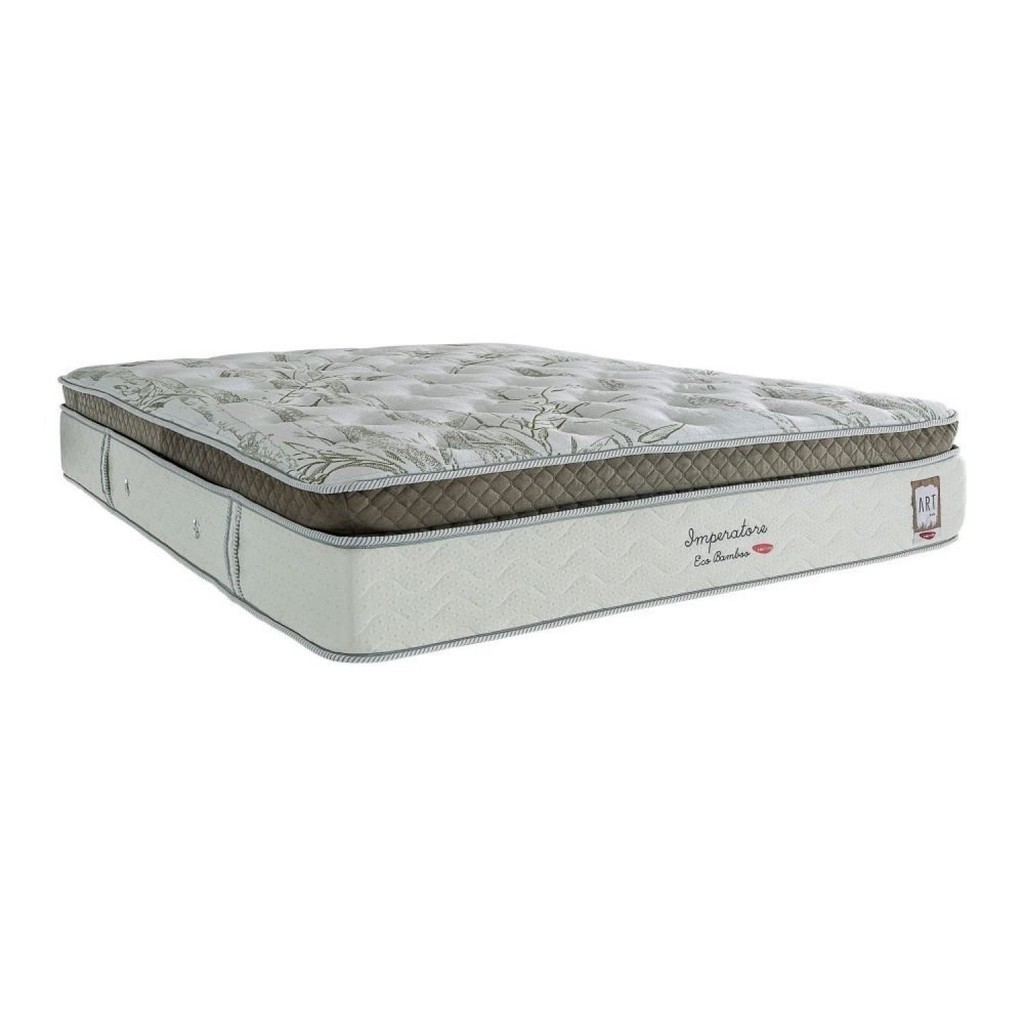 Colchão Queen  Molas Ensacadas Imperatore Eco Bamboo 158x198x34 Queen - Home & Living