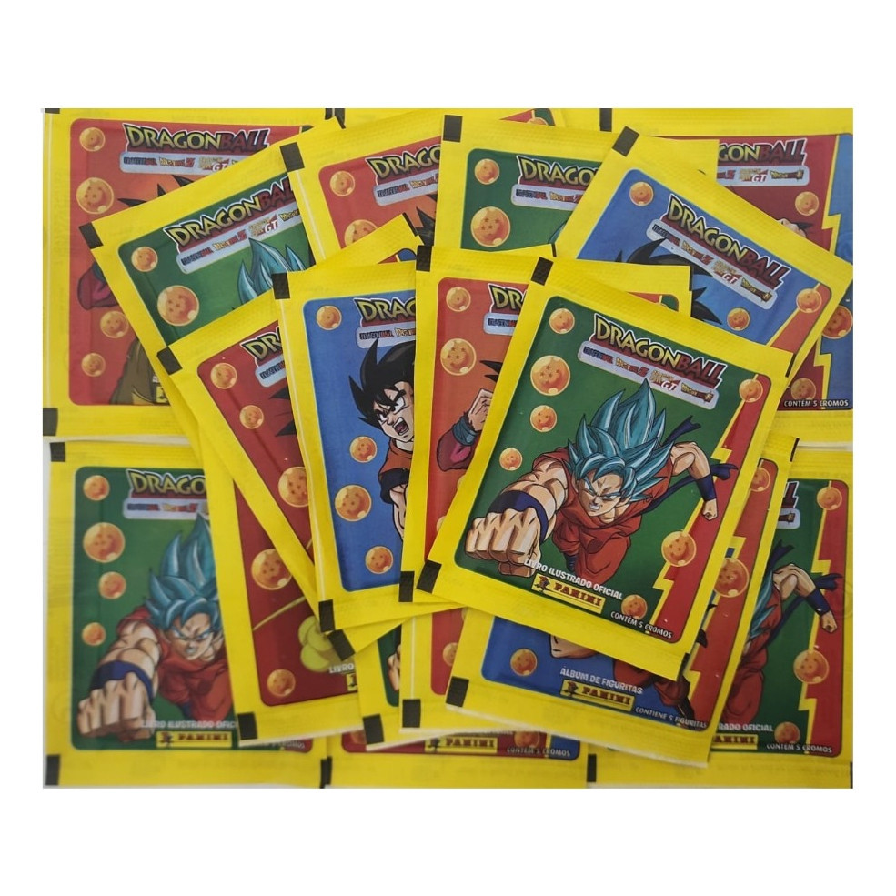 Kit 30 Envelopes De Figurinha Dragon Ball