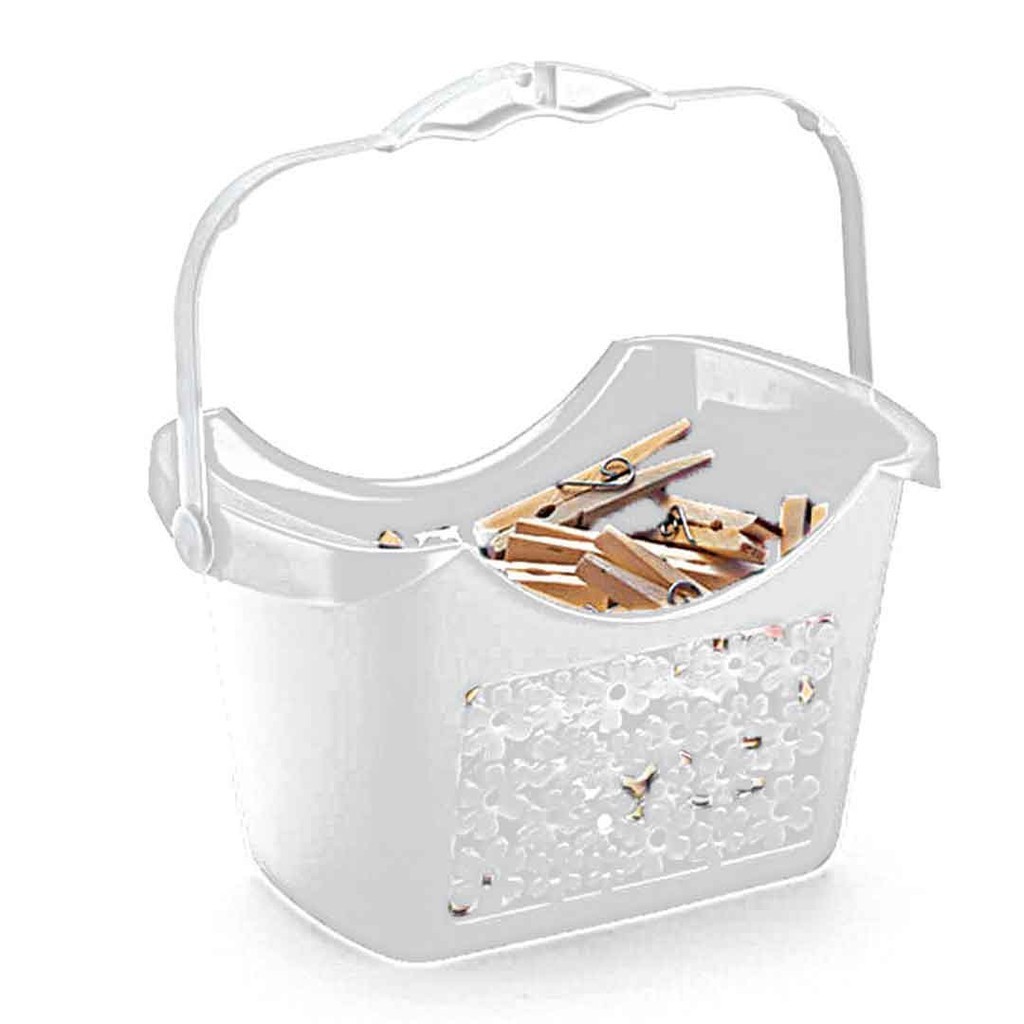 CESTINHO PARA PRENDEDOR FLORAL em Oferta na Shopee