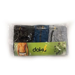 Cueca Doka Adulto com viés Kit com 3 unidades em Oferta na Shopee