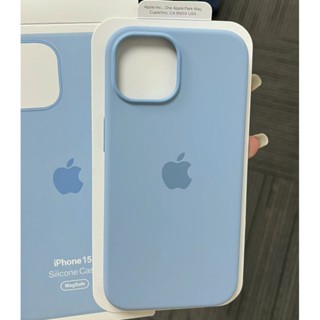 (Oficial 1 : 1) Sky Blue MagSafe Silicone Líquido Para iphone 15/14/13/12/Pro Max/plus/mini Estojo Telefônico De Alta Qualidade pop-up Animado em Oferta na Shopee