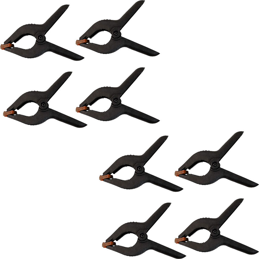 8 pç Grampo Sargento 3Pol Reforçado Marcenaria Aperto Rápido em Oferta na Shopee