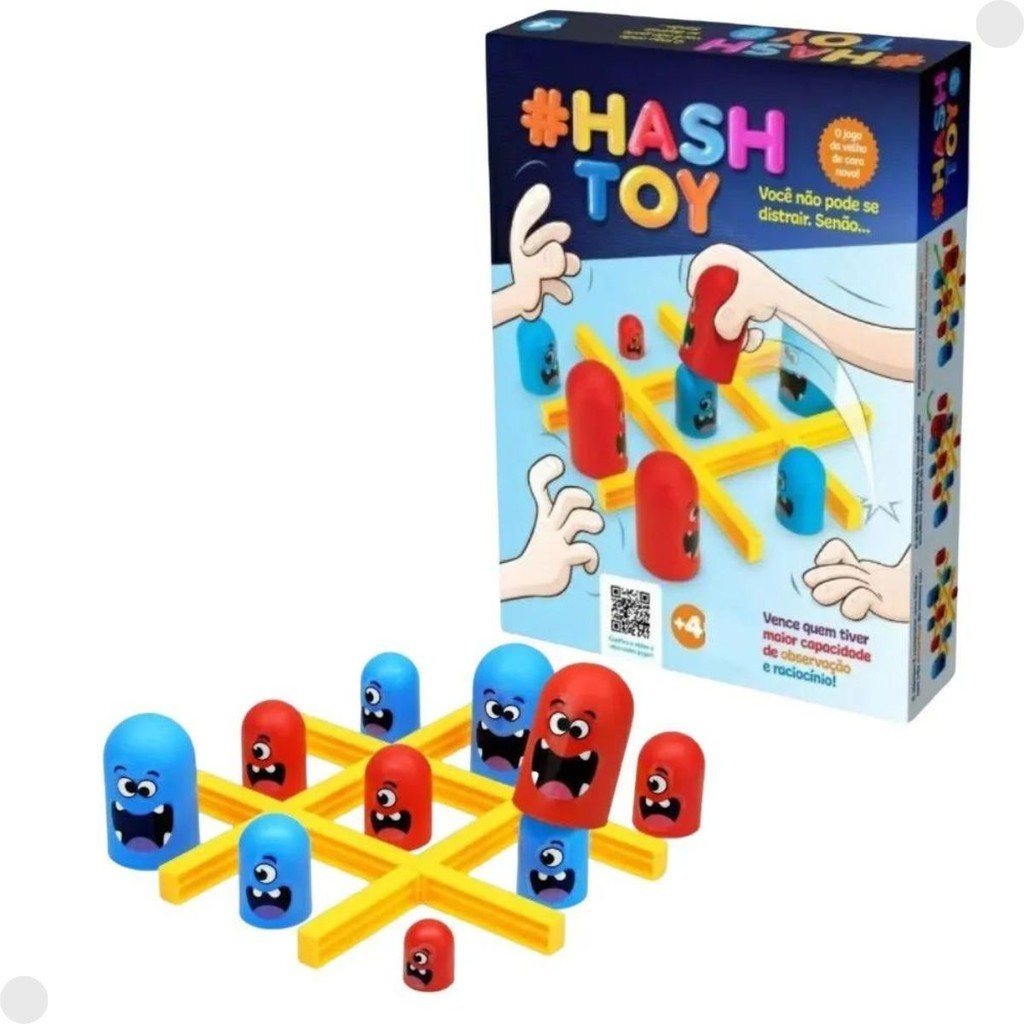 Jogo Da Velha Infantil Hash Toy Jogo Interativo 1204 - Pakitoys em Oferta na Shopee