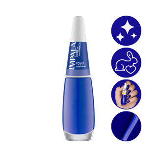 Esmaltes Tons Cor Azul Impala 7,5Ml 1 Unidade Diversas coleções