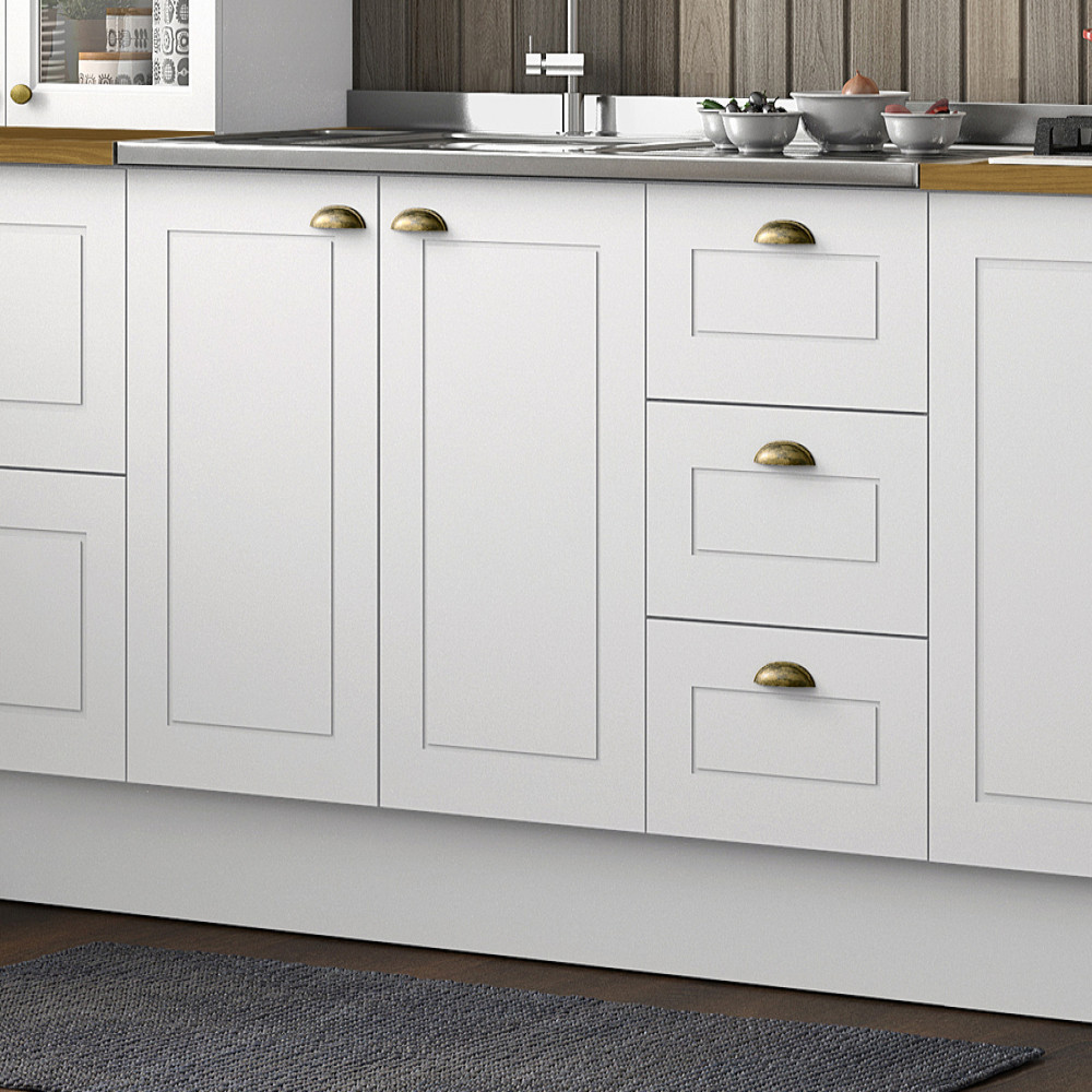 Balcão de Cozinha Pia 120 Cm 3 Gavetas 2 Portas Americana Henn