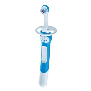 Escova Dental Mam Training Brush Azul Ref.8213 em Oferta na Shopee