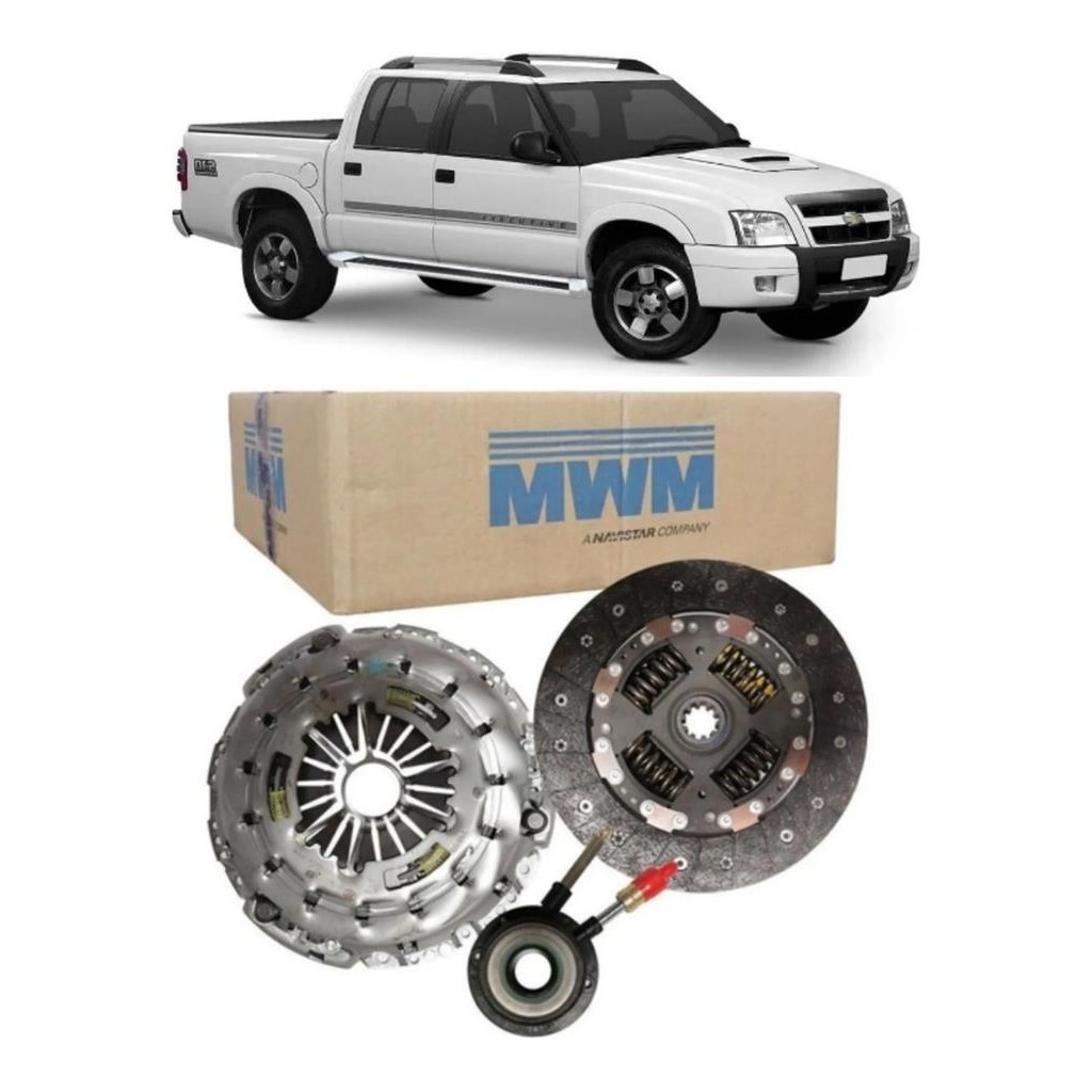 Kit Embreagem S10 2.8 Diesel 2000 A 2011 C/ Atuador Original Mwm