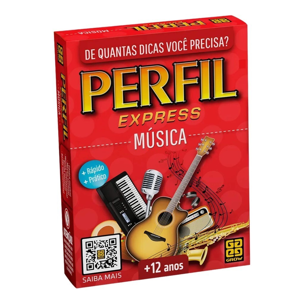 Jogo de Perguntas e Respostas Perfil Express Musica Grow - 04412
