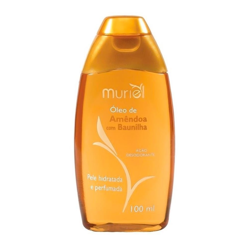 MURIEL ÓLEO CORPORAL AMÊNDOAS BAUNILHA COM 100ML em Oferta na Shopee