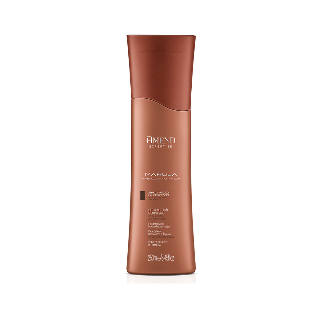 Shampoo Amend Expertise Nutritivo Marula Fabulous 250ml em Oferta na Shopee