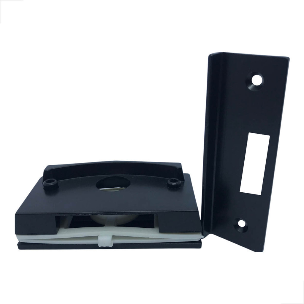 Kit Para Janela De Correr Vidro Alvenaria Metal Sem Miolo Preto Kit12