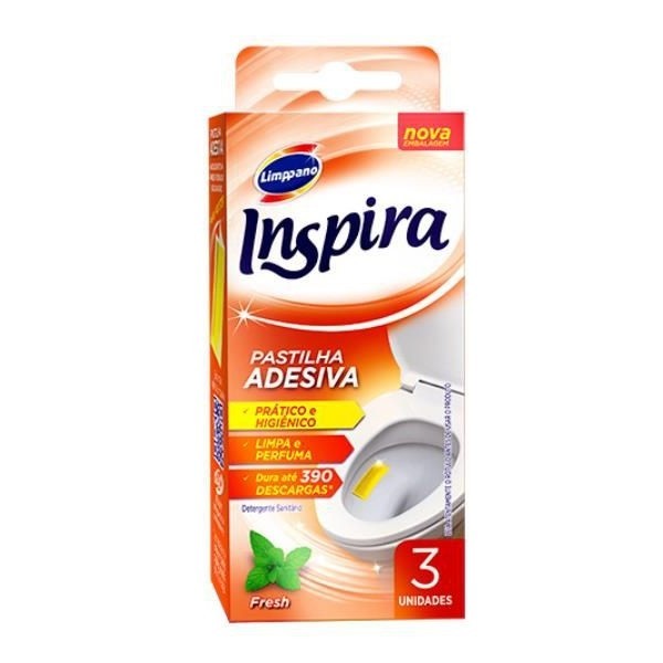 Inspira pastilha adesiva fresh c/3