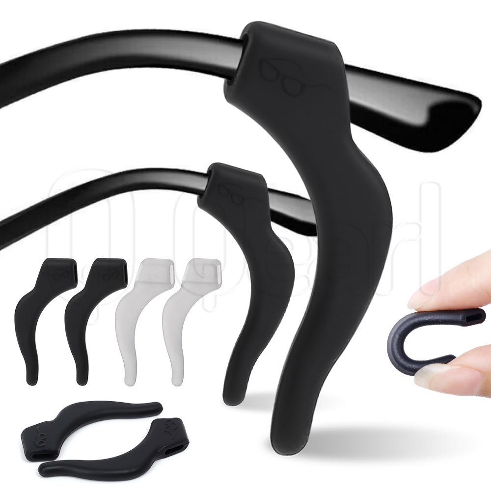 1/3 Pares De Ganchos De Orelha Antiderrapantes De Silicone – Suporte Anti-Desvio Para Óculos Femininos E Masculinos Mang