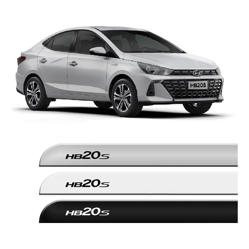 Friso Lateral Porta Carro Novo Hb20s Cores Originais em Oferta na Shopee