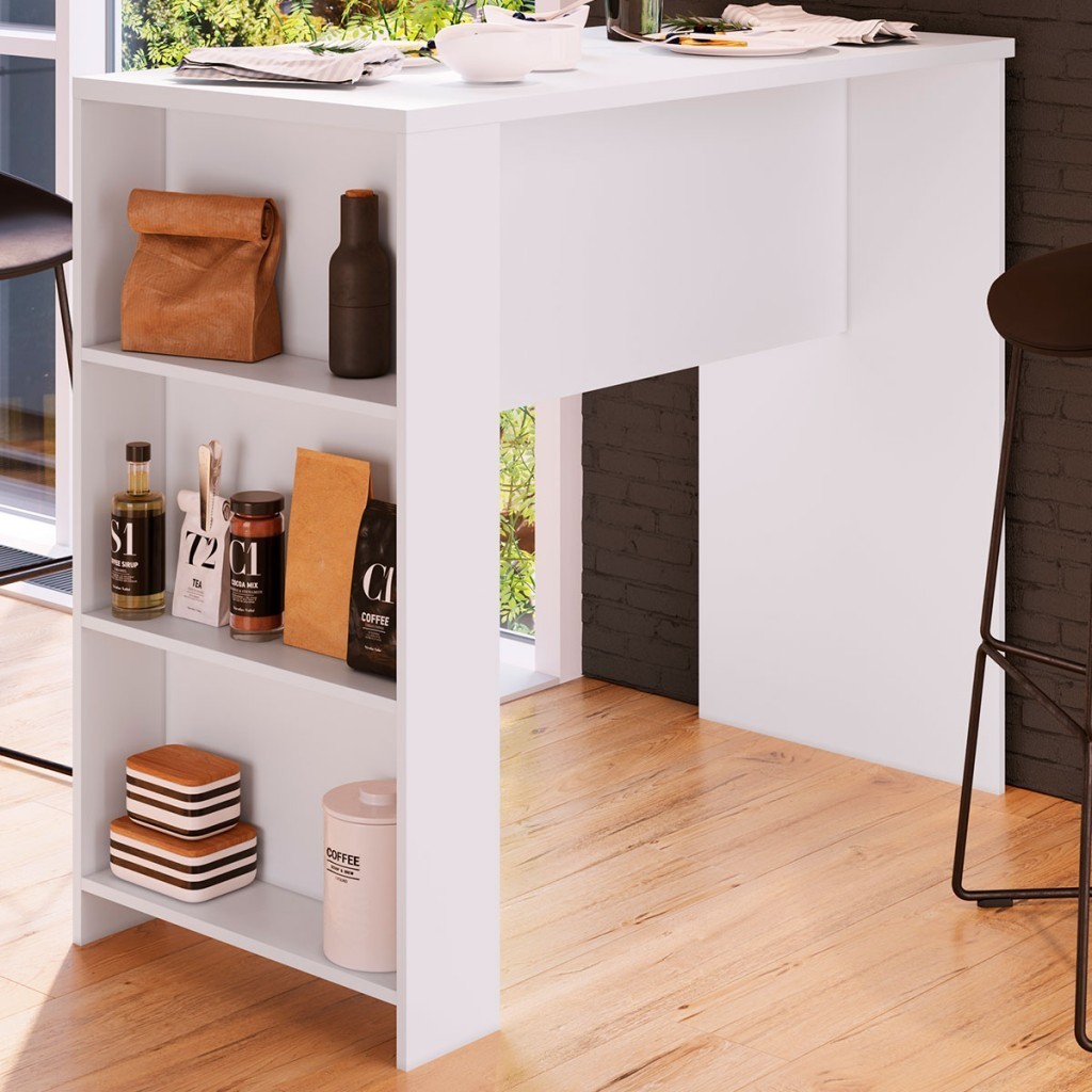 Bancada de Cozinha Luna 3 Prateleiras em Oferta na Shopee