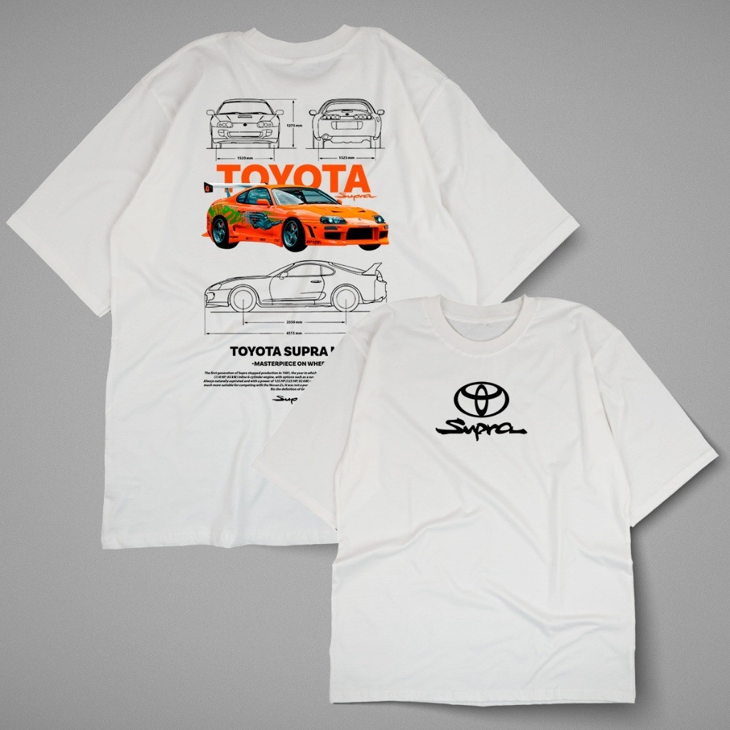Nova Camiseta  Toyota Supra clássico Paul Walker Velozes e Furiosos unissex Lançamento Modelos Novos