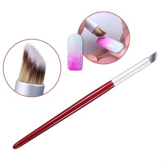 Pincel Esfumador para unhas em gel Art Pincel De Unhas Com Pincel De Desenho Gradiente em Oferta na Shopee