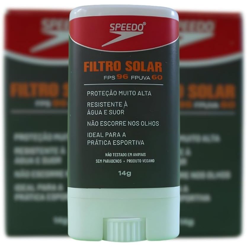 Protetor Solar Incolor fps 96 Speedo Bochechas Rosa 14g