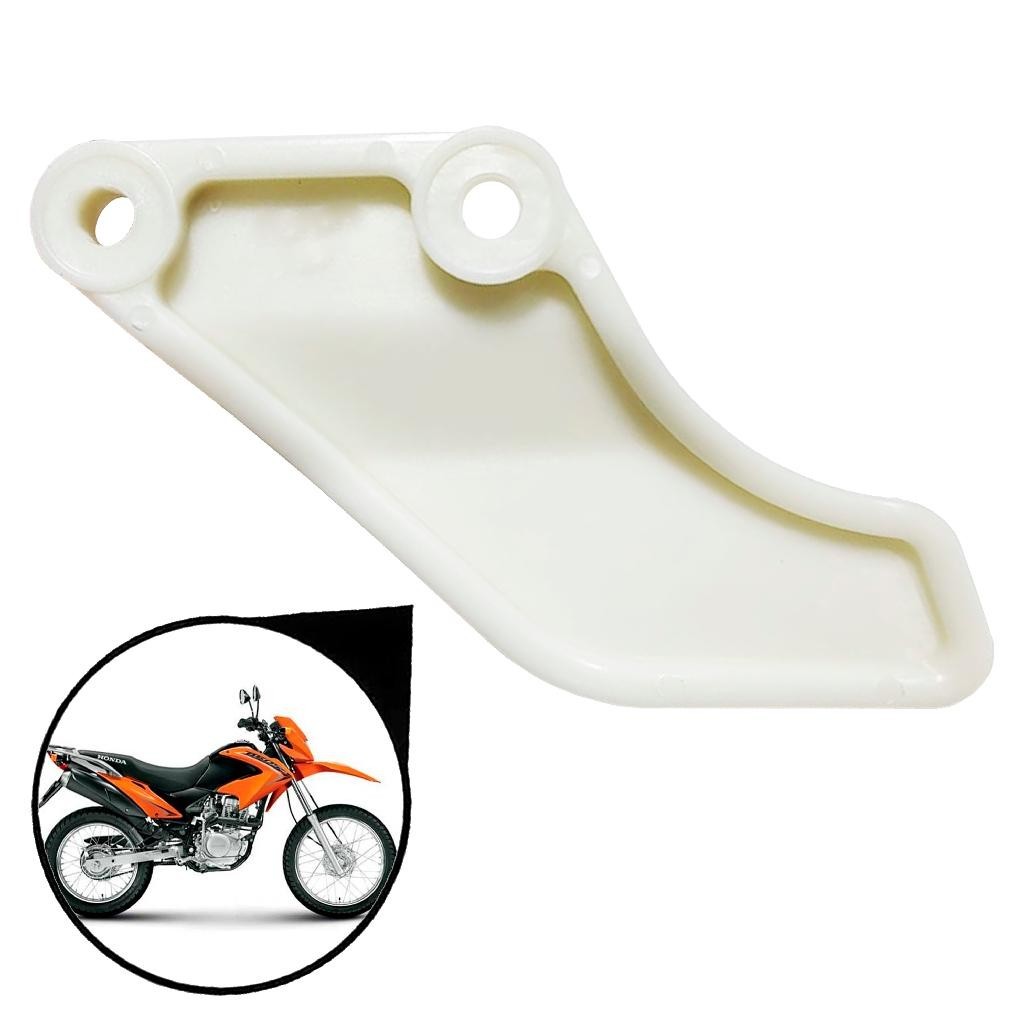 Protetor Corrente Transmissão Branco Honda Nxr 125 2003 Até 2005