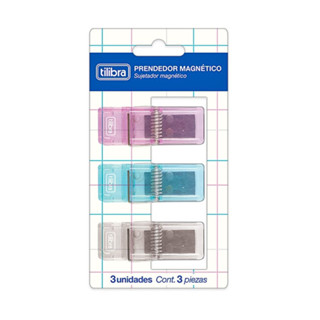 Prendedor Magnético 3 Unidades TILIBRA em Oferta na Shopee