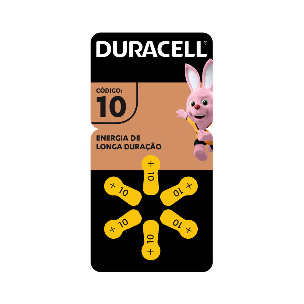 Pilha Duracell Auditiva 10 Com 6 Unidades - Home Appliances