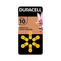 Pilha Duracell Auditiva 10 Com 6 Unidades