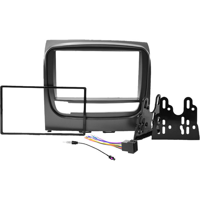 Kit Moldura Painel 7 Pol Idea 2015 2016 2017 2018 2 Din Cinza Chicote Som Plug Antena Japonês Chinês em Oferta na Shopee