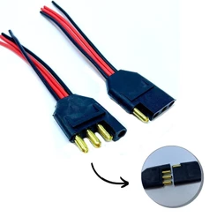 Plug Tomada Conector automotivo 4 vias caixa som tampao