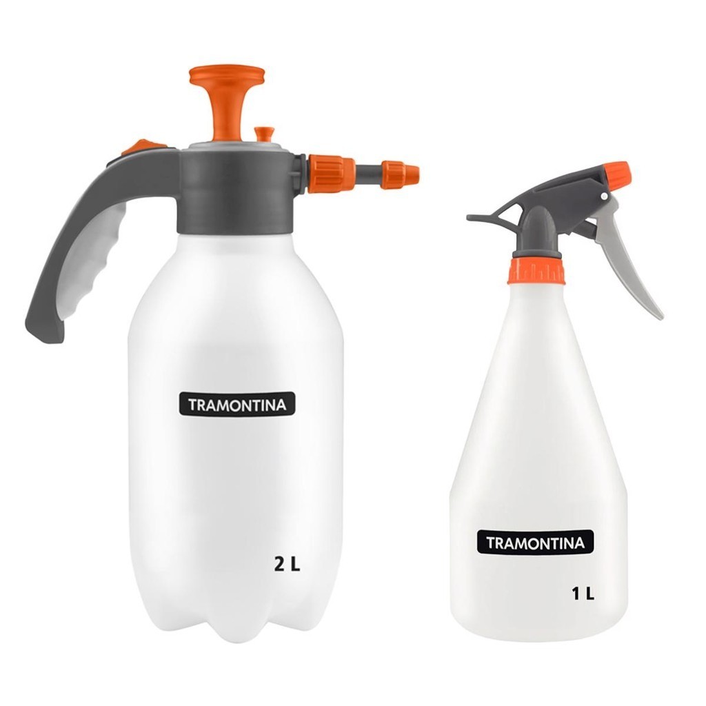 Kit Pulverizadores Manuais De 1 Litro + 2 Litros - Tramontina em Oferta na Shopee