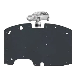 Forro Manta de Capô Acústico Térmo Isolante Gol G2 19951996 1997 1998 1999 2000 + Presilhas