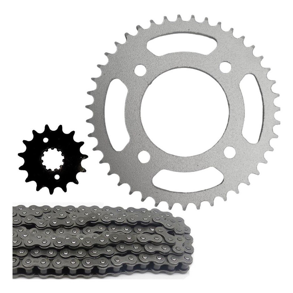 Kit Relacao Cb Twister 2016 / 2022 Coroa 43 x Pinhao 15 Corrente Fina Retentor