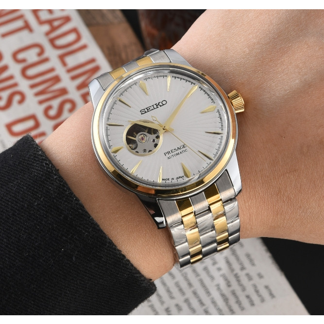 Seiko Moda Mecânica Automática Relógio Masculino Pulseira De Aço Inoxidável De Negócios De Alta Qualidade Casual All-Mat