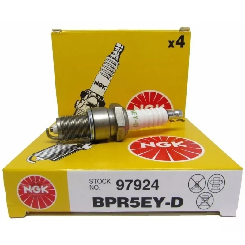 Vela de Ignição Chevrolet Omega 2.0 2.2 8V Gasolina 1992 até 1998 - NGK - Cod. BPR5EYD
