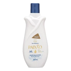 Loção Corporal Deo Hidratante Paixão Inspiradora Rosas Brancas com Óleo de Amêndoas 400ml